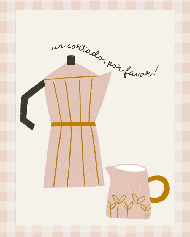 Coffee or Tea?

I have been a person who goes back and forth with this. But as I’m already 44, I’m getting to that point of self knowledge you know? And I’m accepting the ebbs and flows of my life and preferences.

There was a time in which I gave up on coffee. It was making me feel tired, and I don’t know… I was just not that into it. I switched to tea and suddenly the pleasure was completely different. Then I got pregnant and teas are a bit frowned upon, because there are not enough studies about the side effects. So I started drinking a tiny bit of coffee again. Fast forward to coming to Madrid and I’m an avid coffee and tea drinker… BUT my coffee now ALWAYS has milk in it, every single time. 

So it’s either “un café con leche por favor!” or after lunch at restaurants “Para mi, un cortado!”

And this is the story behind this illustration ☕️ 🇪🇸 

#movingtospain #livinginspain #coffeelover #etsyshop #etsysellersofinstagram #etsydigitaldownloads #etsydigitalproducts #etsymaker #womenillustrators #meninalisboa #kitchendecor #kitchenwallart